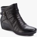 Baretraps Black Hidden Wedge Ankle Boots with Buckle Detail Photo 0