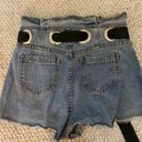 Shoefly Paper Bag Denim Shorts  Photo 2