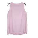 J.Jill Pure  Linen Tank Top Womens Size M Pockets Sleeveless Light Pink‎ Photo 1