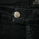 NYDJ  Black Denim Stretch Trouser Jeans Not Your Daughters Size 6 Petite Photo 8