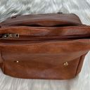 Krass&co Jen &  Brown Leather Flap Over Backpack Photo 9