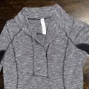 Lululemon Authentic  Black/Gray Half-zip Pullover - Size 6 Photo 0