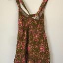 Matilda Jane NEW NWT  On Whim Top Brown Pink Floral Sleeveless Rayon Boho Tank XS Photo 9