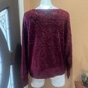 Nine West  burgundy pullover sweatshirt nwt Photo 3