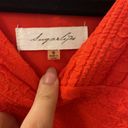 Sugar Lips  textured orange halterneck sun dress Photo 5