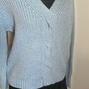 Nine West New Women’s  Chunky Cable Knit Cutout V-Neck Sweater Photo 4