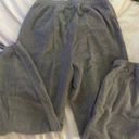 American Eagle Super Fuzzy Grey Sweatpants Photo 0