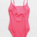 Aerie NWT  Crinkle Scoop Full Coverage One Piece Swimsuit - Size Small Photo 4