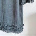 Madison Leigh  Scoop Neck Fringe Hem Sweater Dress Size Large Photo 3