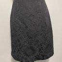 Krass&co ISDA &  Womens Floral Textured Black Career Sheath Dress Photo 2