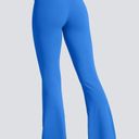 CRZ Yoga NWT  High Waist Crossover Flare Leggings Large in Super Sonic Blue Photo 7