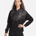 Nike Black Icon Clash Oversized Hooded Quarterzip Size Large Pullover. Photo 0