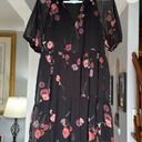 CeCe Pretty  Floral Babydoll Tiered Dress Sz M Photo 0