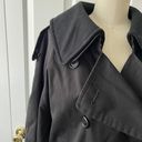 Burberry Authentic Classic Long Black  Trench Coat with removable wool collar Photo 5