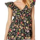 Kate Spade NWT  New York Rooftop Garden Floral Ruffle Top Photo 0