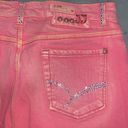 Y2K Pink Jeans Flare Denim Jeans Rhinestone Pockets Size undefined Photo 3