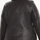 Lane Bryant  Thin Moto Leather Jacket worn 1X Great condition, for 40-65 degrees Photo 8