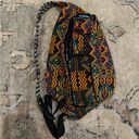 KAVU  Aztec Tribal Crossbody Sling Backpack medium size Orange/Pink/Teal Photo 1