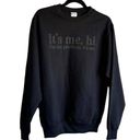 Krass&co Port &  Women's S Crewneck Im The Problem Its Me Graphic Sweatshirt Black Photo 1