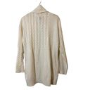 Joie NWT  Womens‎ Cream Open Front Cable Knitted Cardigan Sweater Size Medium Photo 10