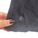 Lululemon  Women’s Size 2 Swiftly Tech Turtleneck Washed Charcoal Black Fitted Photo 1