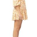 l*space NWT L* Cassidy Long Sleeve Flowy Peasant Dress Yellow Floral Women's Small Photo 6