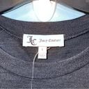 Juicy Couture  Plastisol Bell Sleeve Sweater in Pitch Black Size Large Photo 1