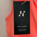 Halara NWT  Mock Neck Zip Front Sleeveless Cropped Tank Top in Dreamy Peach Pink Photo 4