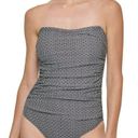 DKNY Banded Maillot One Piece Swimsuit Photo 0