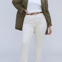 Everlane NWT  The Curvy Cheeky Jean in White - Size 28 Crop Photo 6