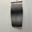 Brat Star Black and White Stripe Pencil Skirt - Size M Photo 3