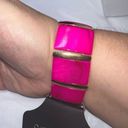 The Bar G by Gennaro Hot Pink Pearlized Stretch Bracelet Photo 3