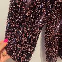 idem Ditto  Carina Shiny Purple Pink Sparkle Cocktail Party Dress Photo 3