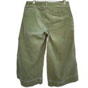 Krass&co Telluride Clothing . Corduroy Wide Leg Capris Pants Olive Green Women’s 6 Photo 3