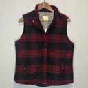 Harper  | Burgundy Flannel Vest‎ Photo 0