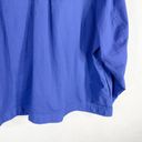 Pacific&Co Denim  Plus Size 3X Jacket Royal Blue Full Zip Hooded Pockets Windbreaker 1367 Photo 6