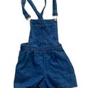 LOVE By Chelsey Size Medium Denim Overalls Blue Photo 0