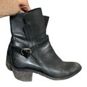 All Saints Johdpar Leather Black Moto Boots Photo 1