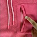 UGG  Pink Myley Sherpa Micro plush fleece hoodie size S w/ front zip pocket Photo 10