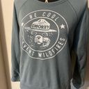 Grayson Threads EUC  Blue and White Smokey Bear Graphic Sweater size XS Photo 1