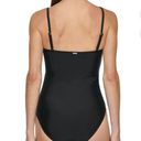 DKNY Bandeau Maillot One Piece Swimsuit Photo 2