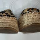 Sam Edelman Carrin Leather Leopard Calf Espadrille Platform Shoes Size 8M Photo 9