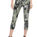 DKNY NWOT  Sport Tropical Texture Print Cropped High Waist Tights Leggings Sze XL Photo 1