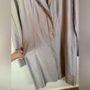 BCBGMAXAZRIA NWT BCBG Max Azria Collection | 100% Silk Overcoat in Color Nickel Size 12 Photo 7