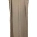 W By Worth  Womens Size 14 Wide Leg Satin Pants Oregano Robyn Green Photo 0