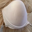 Vassarette Vintage  36D Strapless Bra White 74239 Smoothing Nylon Blend Photo 9