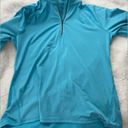 L.L.Bean  Neon  Blue X Large Polyester Spandex Womens Long Sleeve Active Photo 3