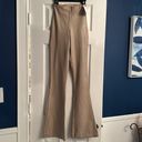 Commando NEW  Women's Faux Leather Flared Leggings in sand - size Small Photo 4