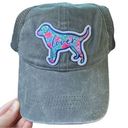 Simply Southern NWT‎  “Lover” Dog Baseball Cap Hat One Size Gray Photo 0