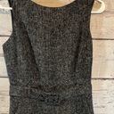 Banana Republic  Dress Tweed Sleeveless w Belt Charcoal Gray-0P Photo 1